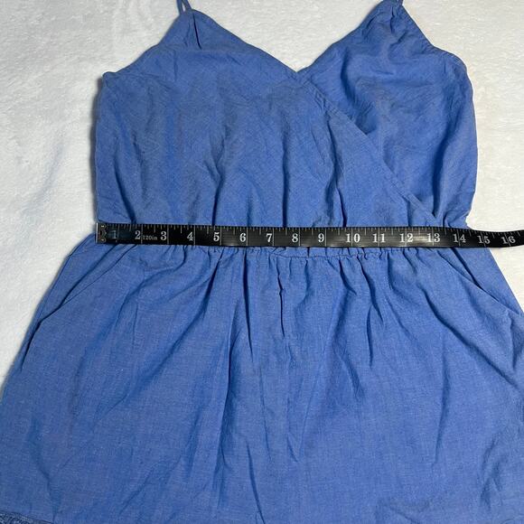 Women's Sleeveless V-Neck Romper Playsuit Size Small Casual Summer Lightweight - Picture 7 of 10